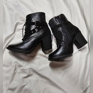 Pierre Dumas Ravenna-18 Womens Black Boot VERY SMALL size 12